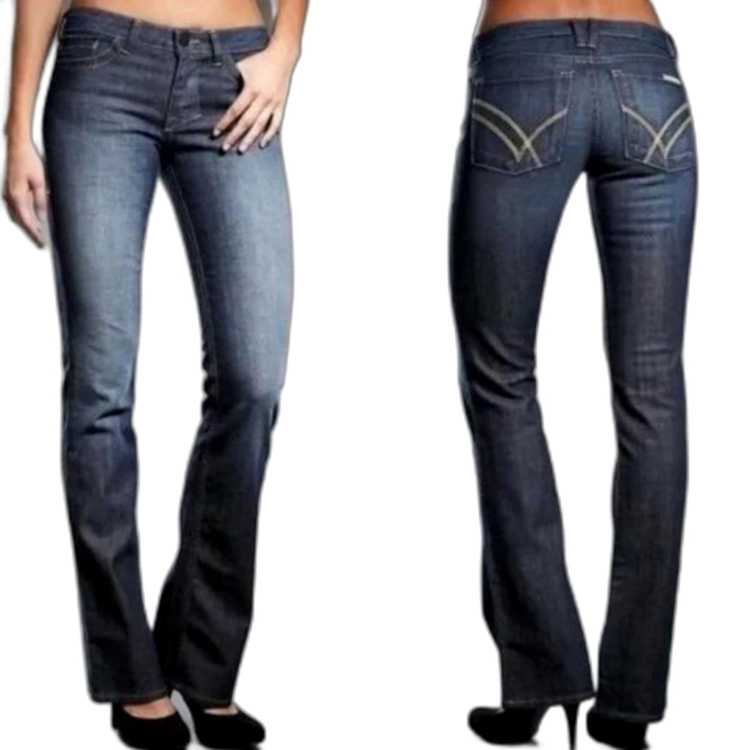 William Rast Y2k Jeans Sadie Straight Ultra Low Rise